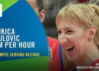 رکورد سرعت سرویس در والیبال المپیک شکست