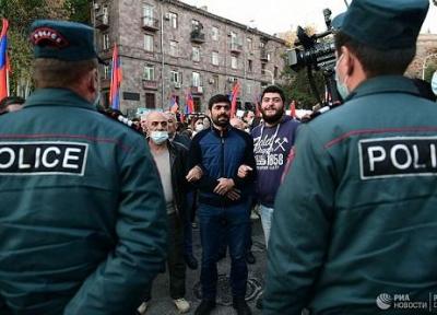 ادامه اعتراض ارمنی ها به توافق صلح قره باغ
