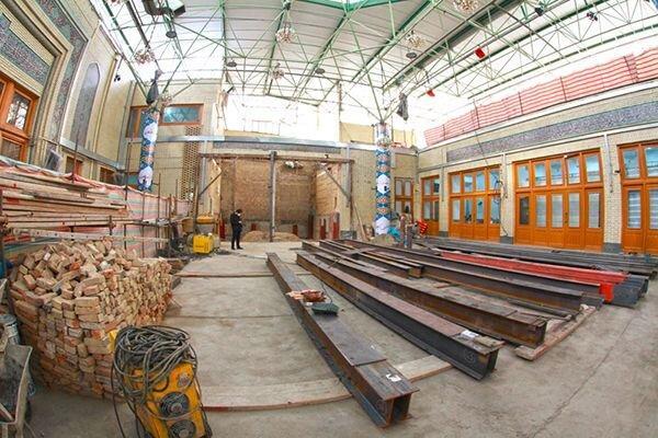 بازدید از اقدامات در حال انجام در فاز جدید پروژه بازسازی مسجد ارک
