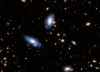 برخورد دو کهکشان و انفجاری به درخشندگی 1 تریلیون خورشید